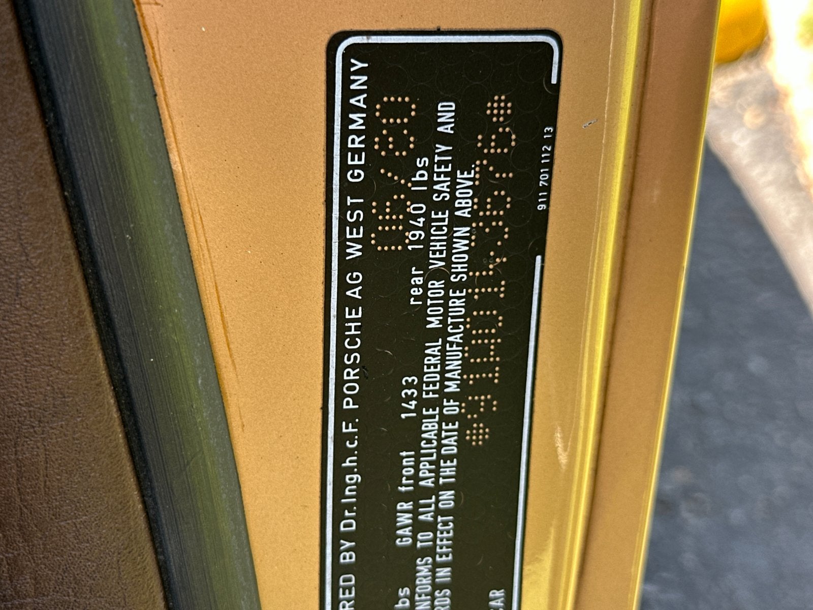 1980 Porsche 911SC Targa Base