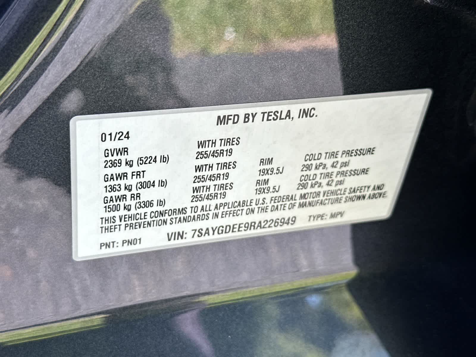 2024 Tesla Model Y Long Range