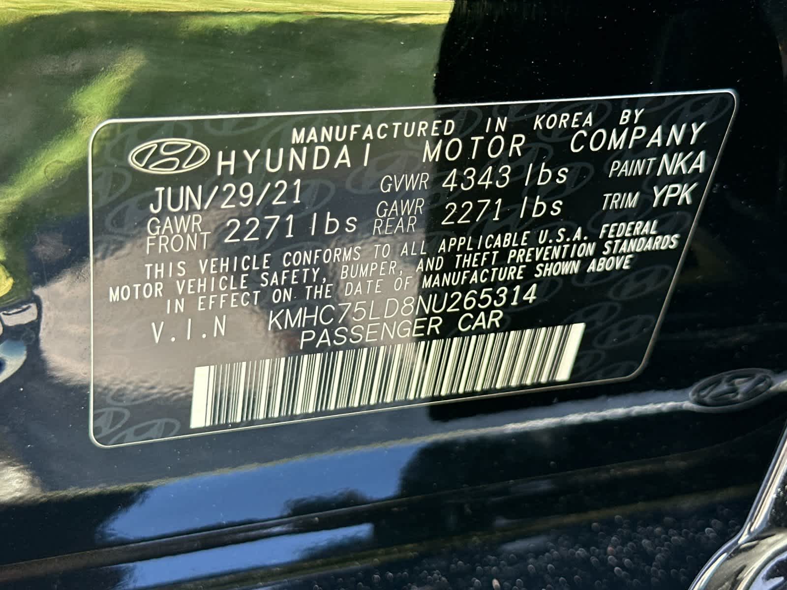 2022 Hyundai Ioniq Plug-In Hybrid SEL