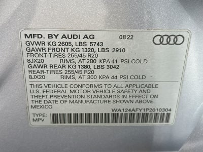 2023 Audi SQ5 Sportback Premium Plus