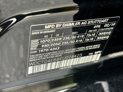 2019 Mercedes-Benz GLA 250 GLA 250