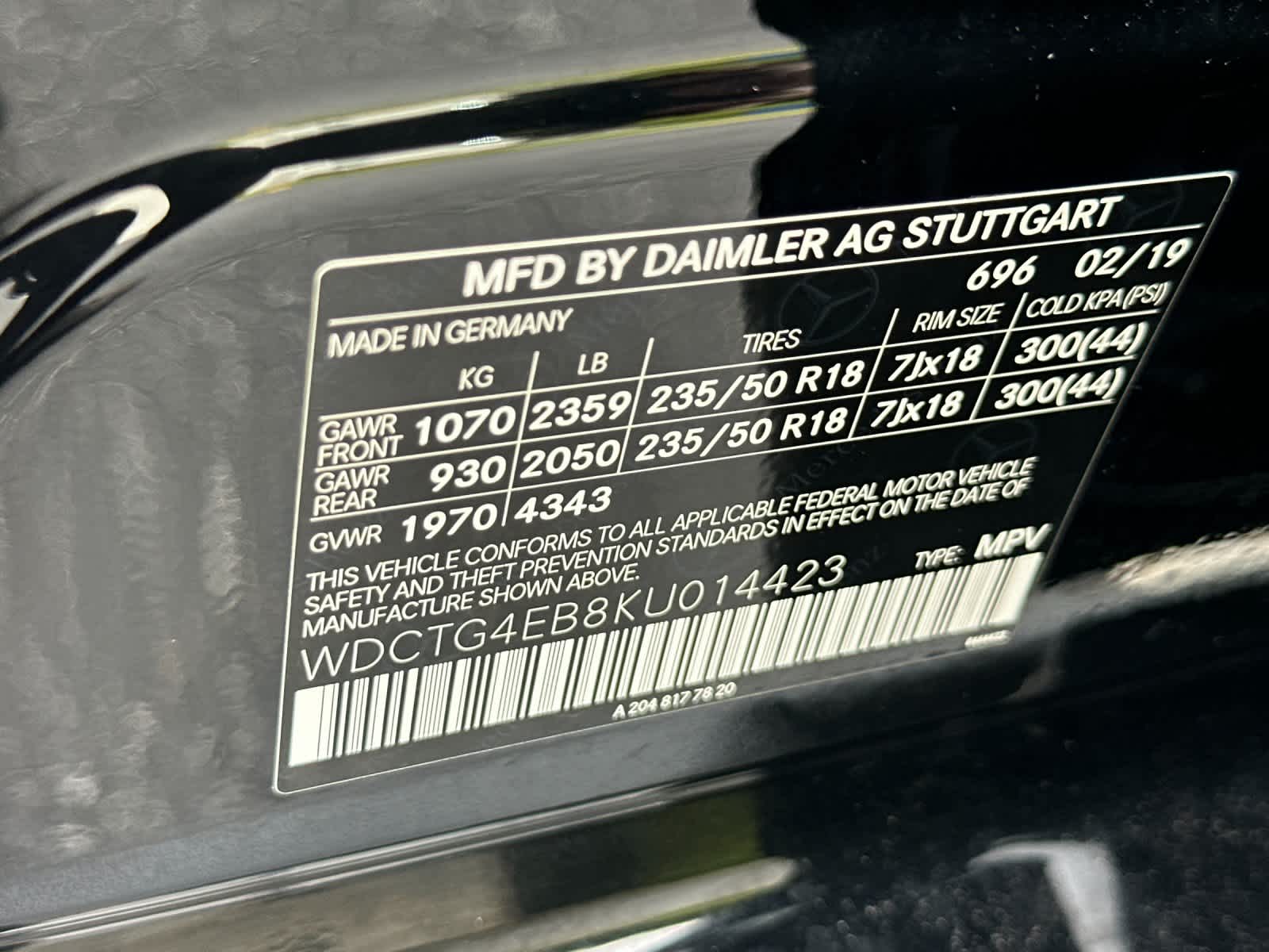 2019 Mercedes-Benz GLA 250 GLA 250