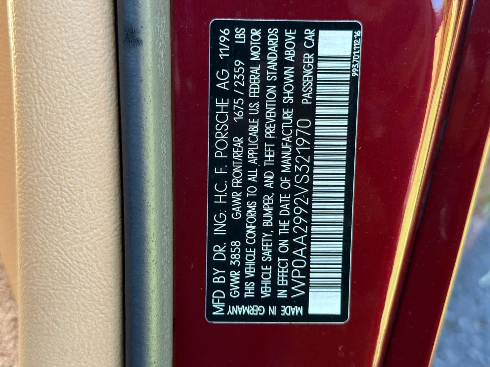 1997 Porsche 911 Base