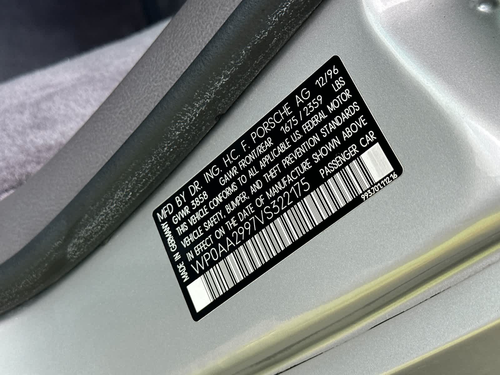 1997 Porsche 911 Base