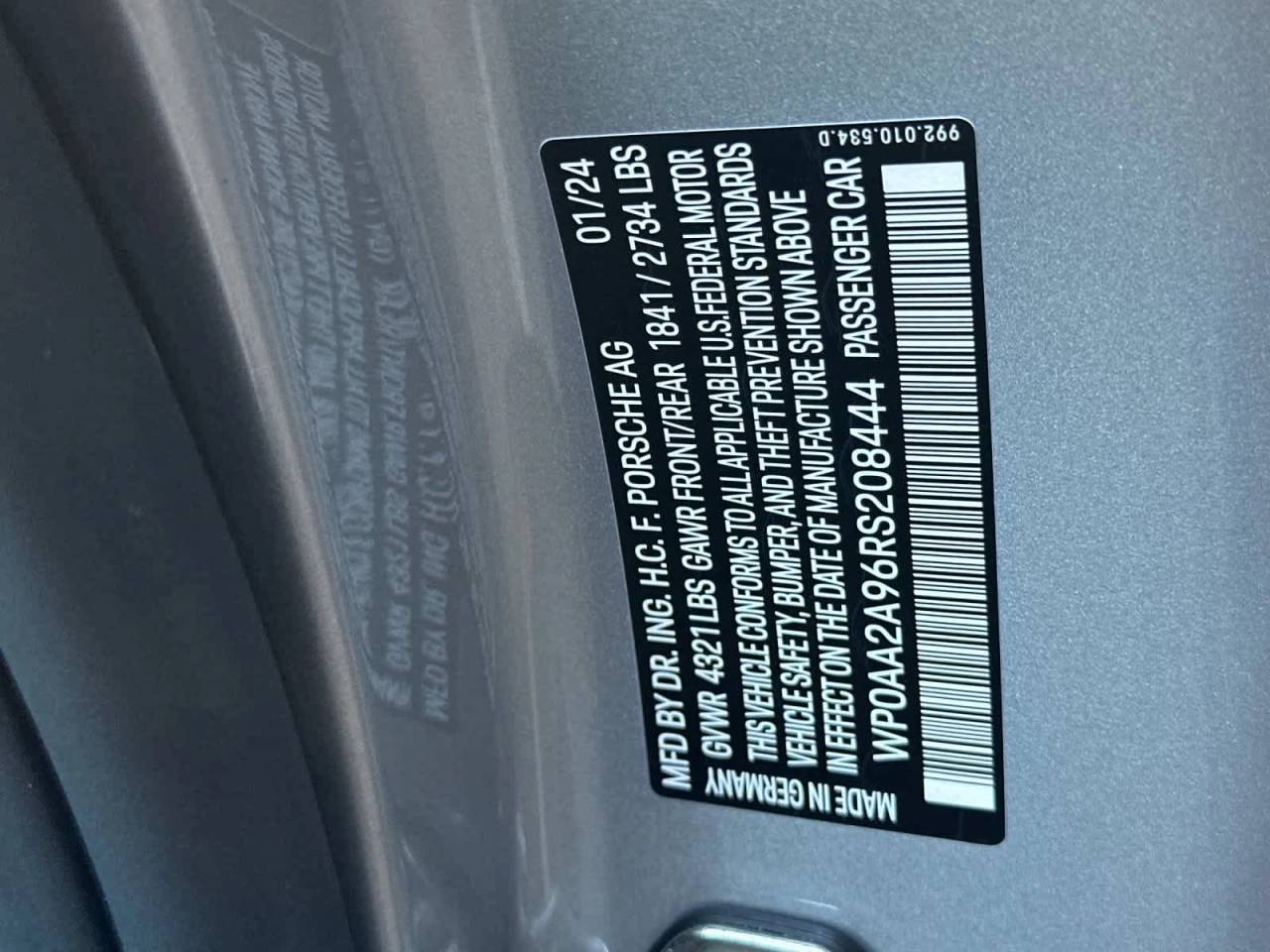 2024 Porsche 911 Carrera