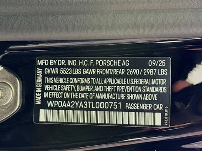 2026 Porsche Panamera RWD