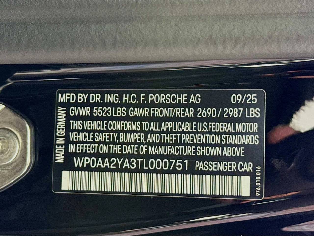 2026 Porsche Panamera RWD