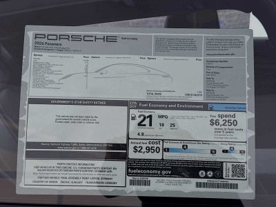 2026 Porsche Panamera Panamera
