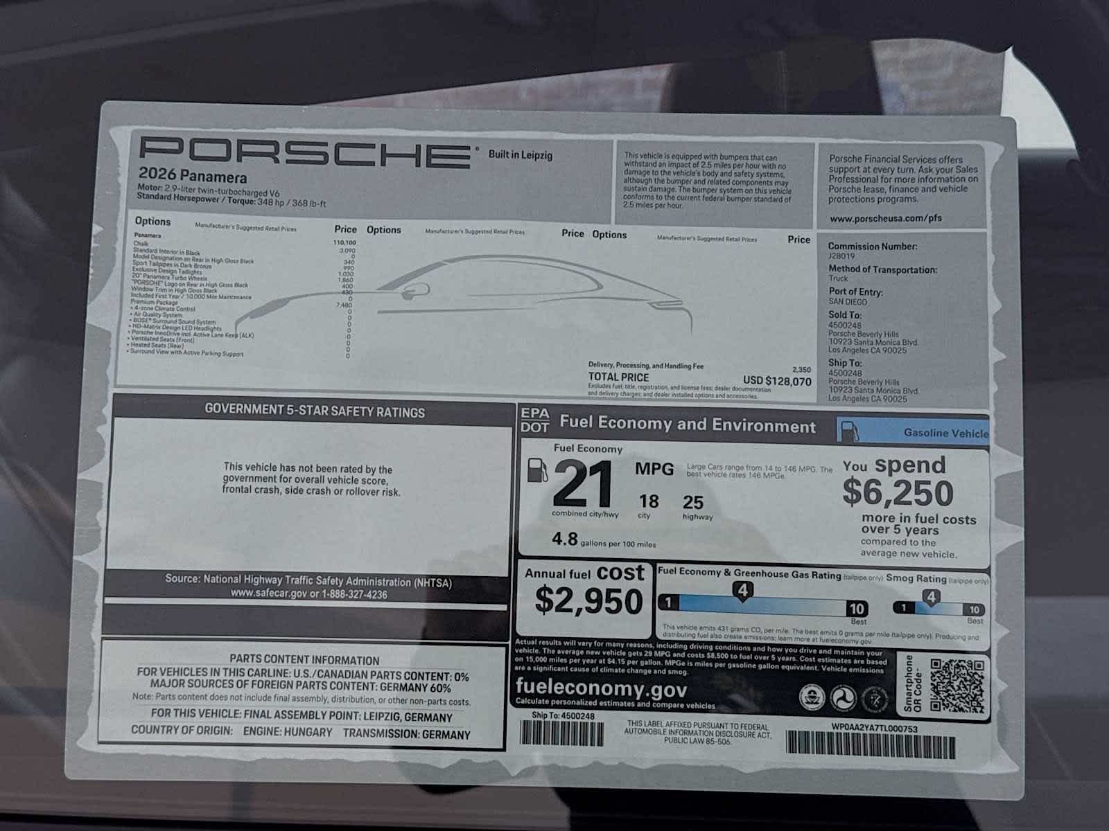 2026 Porsche Panamera Panamera