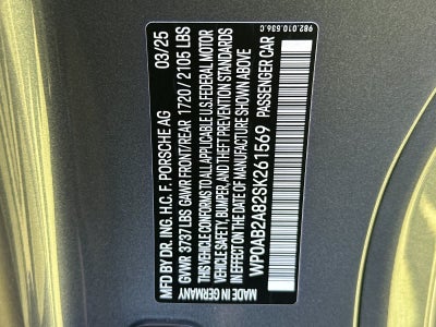 2025 Porsche 718 Cayman 718 Cayman S