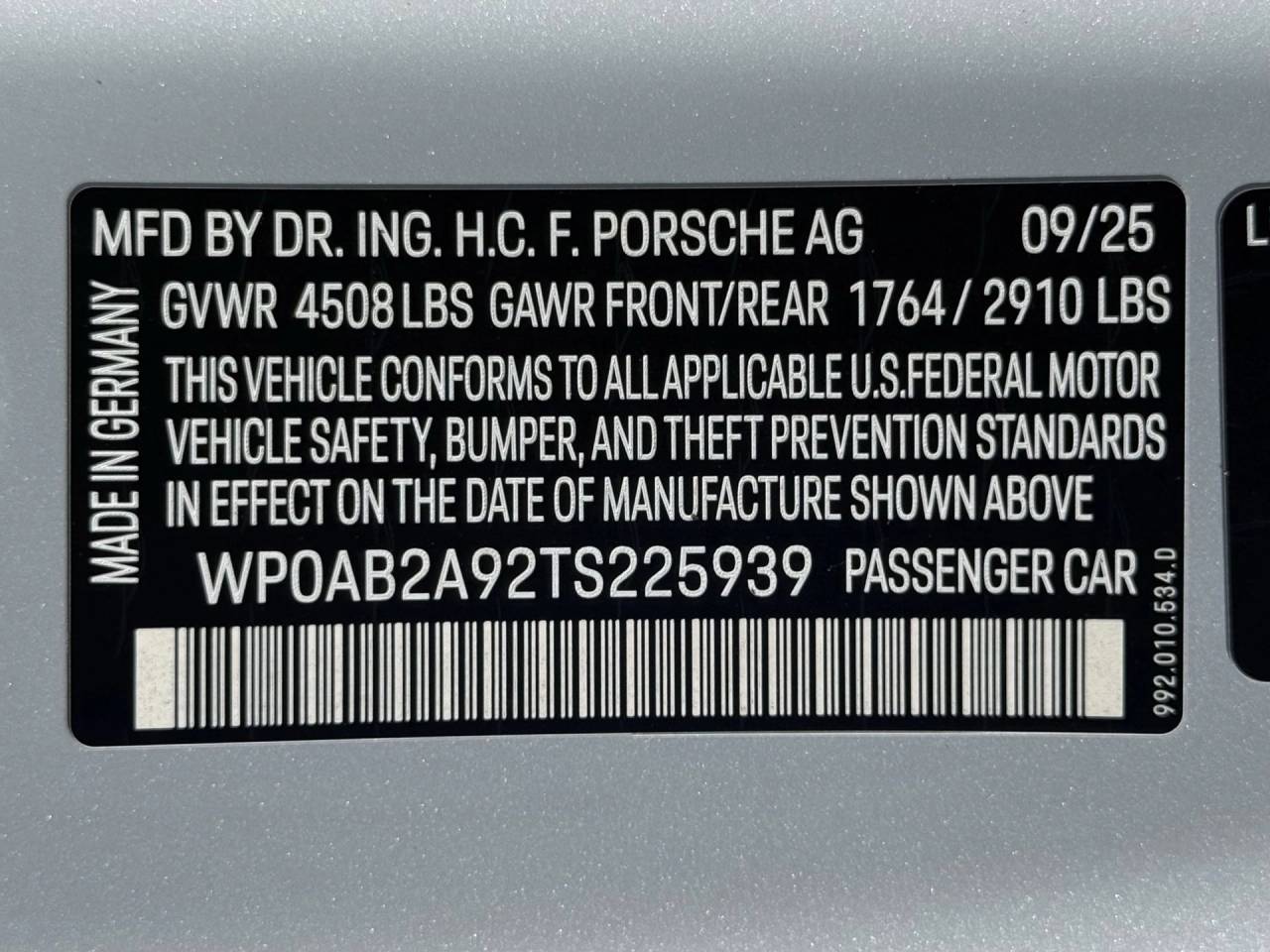 2026 Porsche 911 Carrera GTS