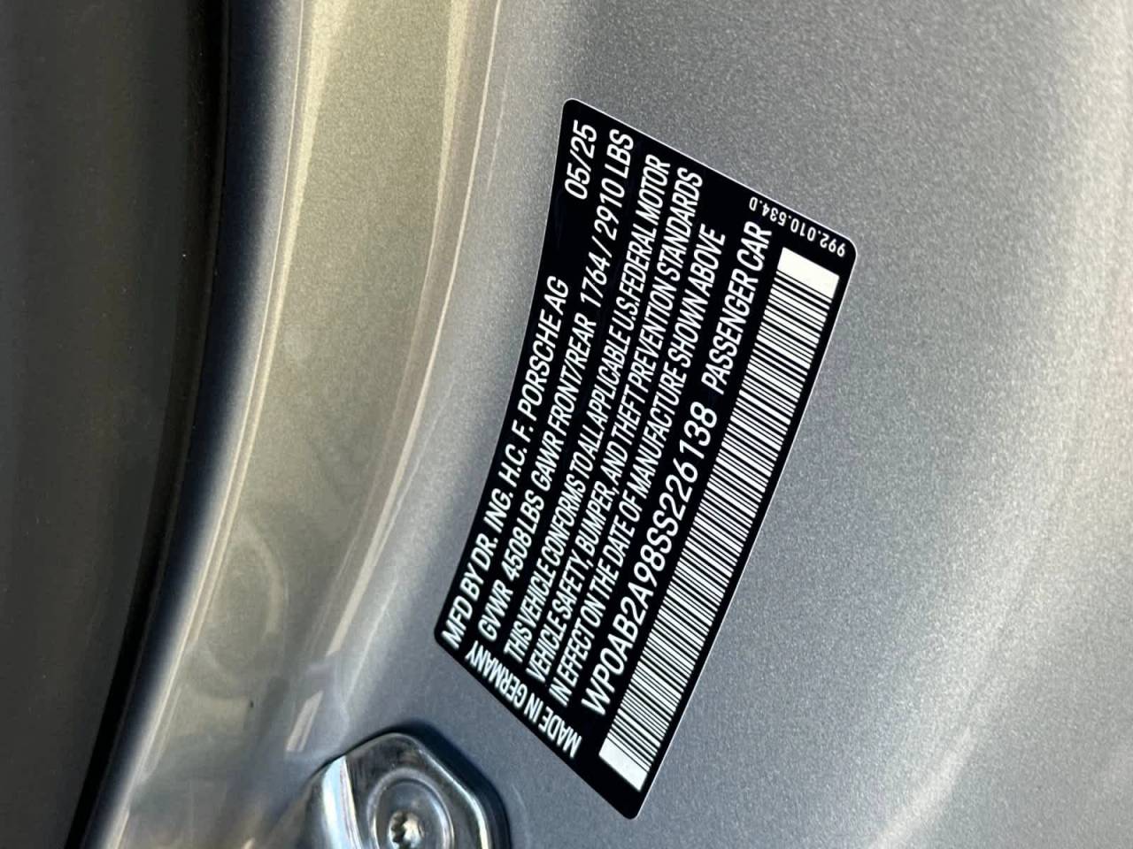 2025 Porsche 911 Carrera GTS