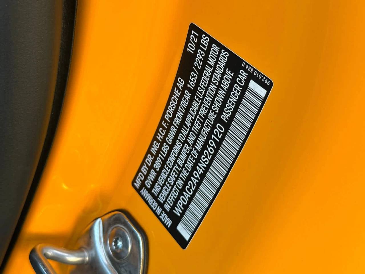 2022 Porsche 911 GT3