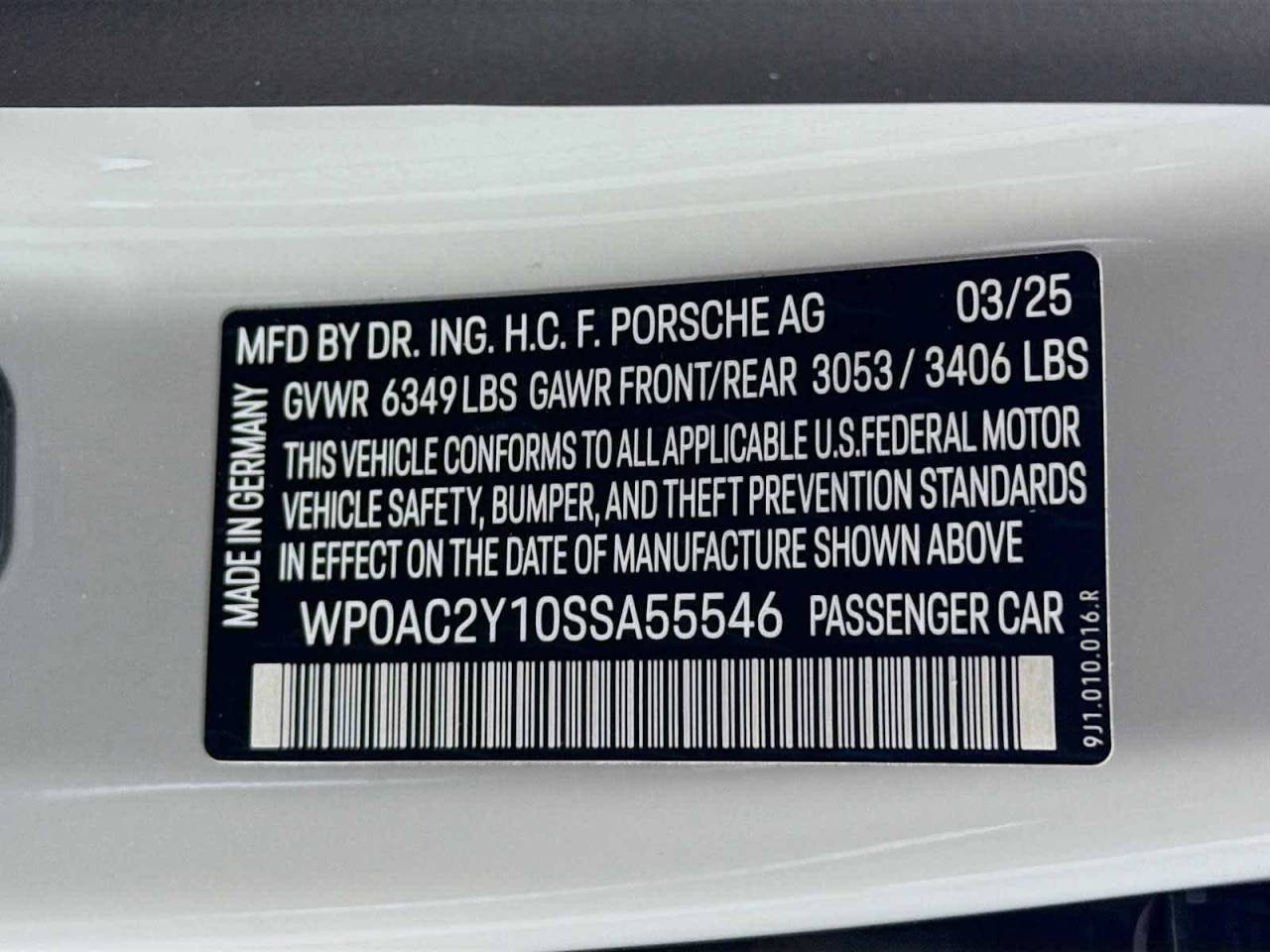 2025 Porsche Taycan Turbo