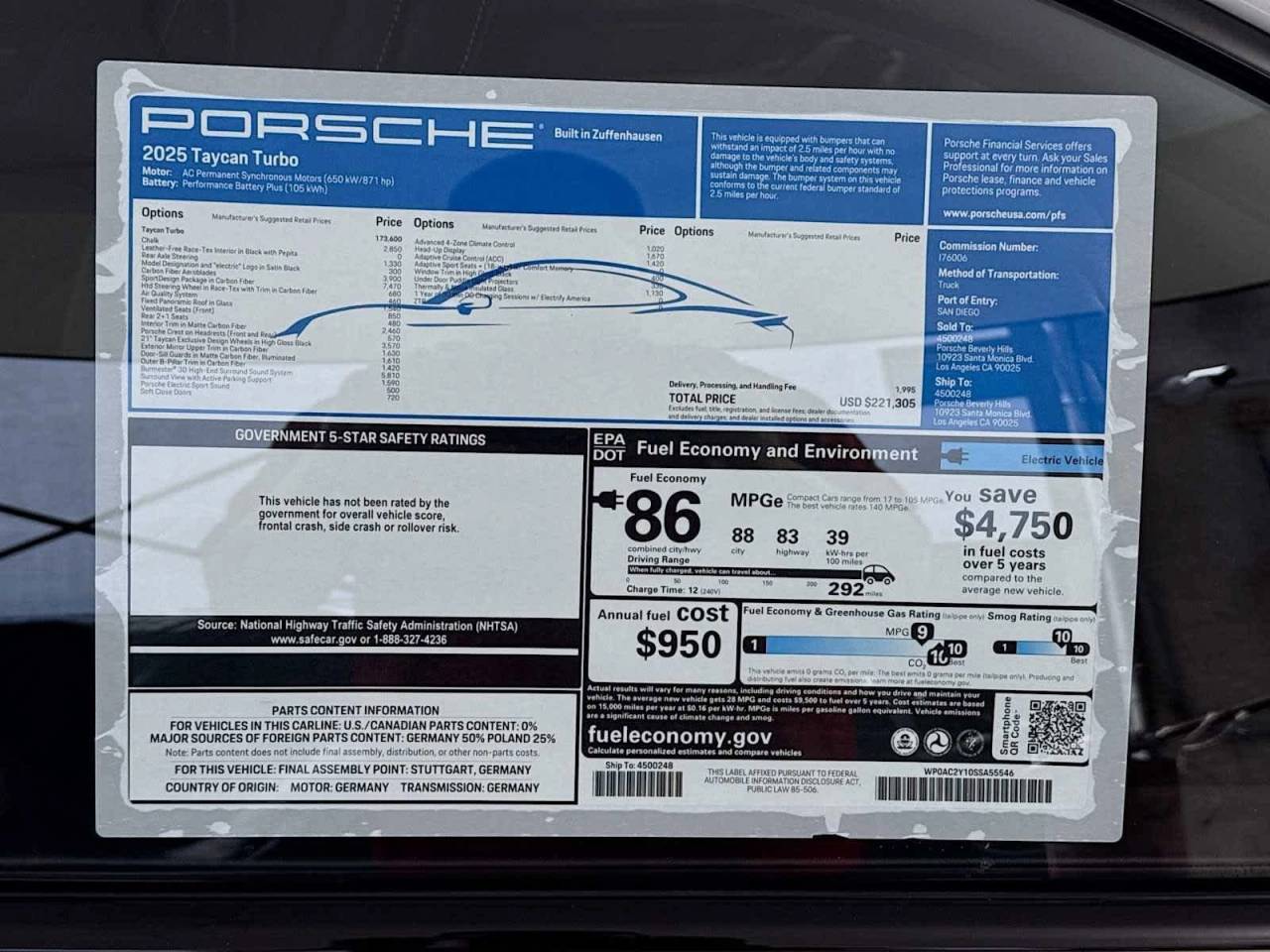 2025 Porsche Taycan Turbo
