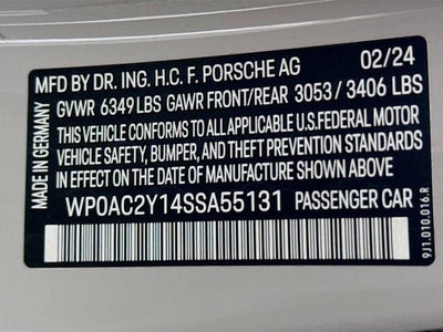 2025 Porsche Taycan Turbo