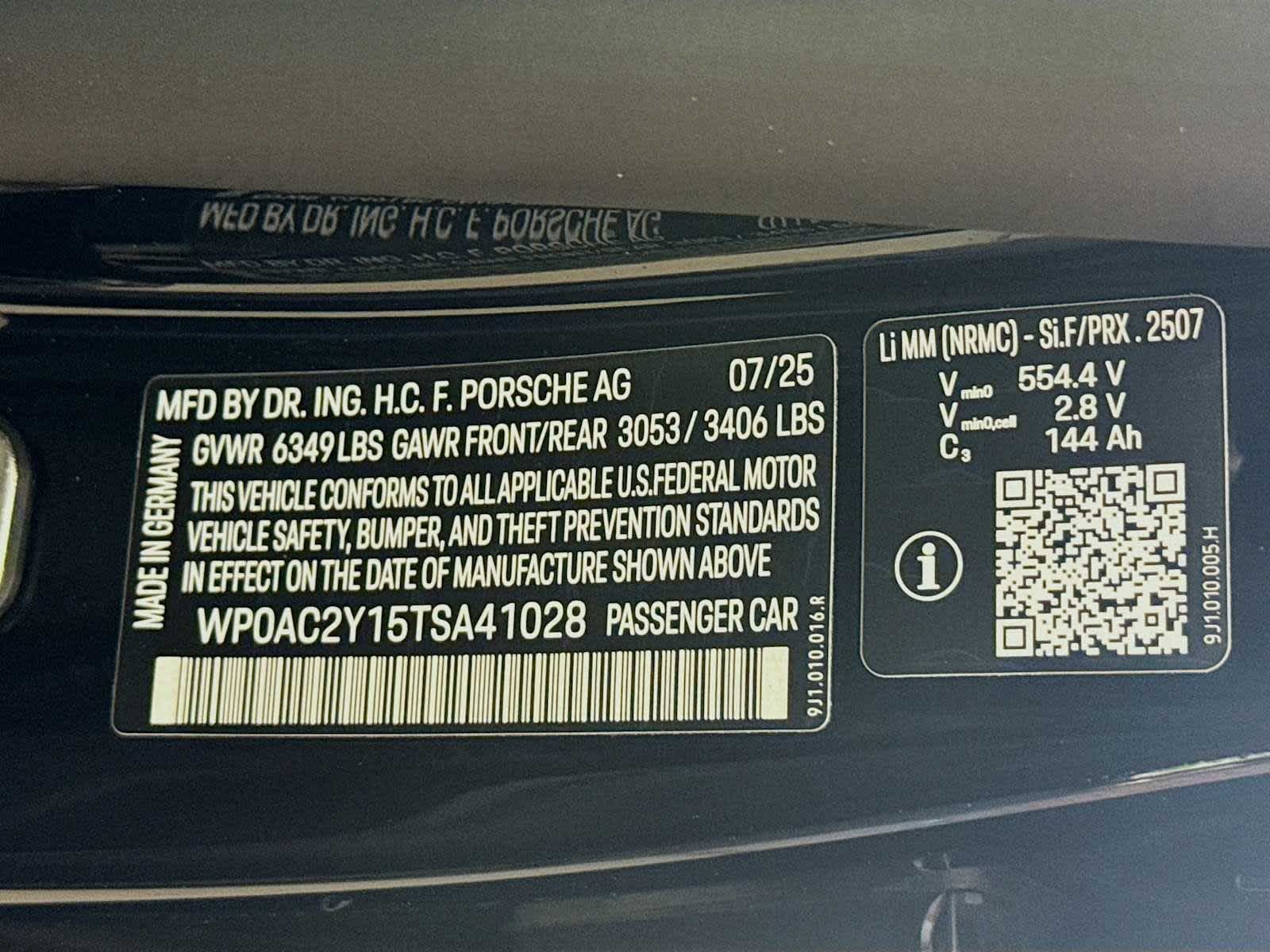 2026 Porsche Taycan Taycan Turbo