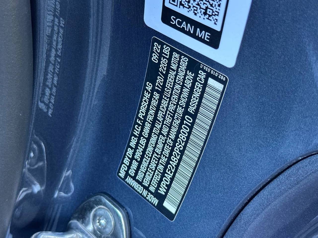 2023 Porsche 718 Cayman GT4 RS