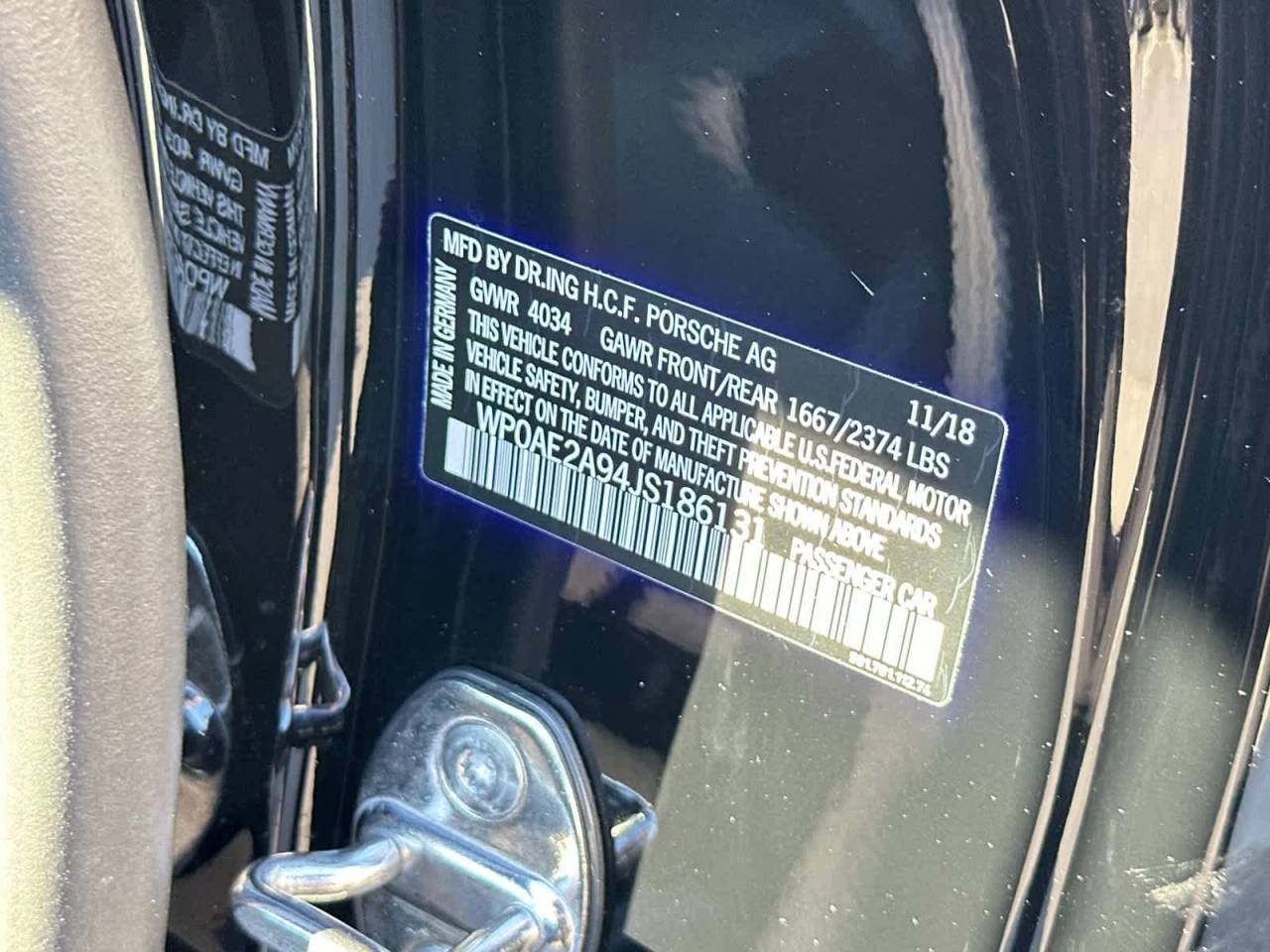 2018 Porsche 911 GT2 RS