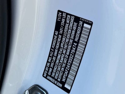 2025 Porsche 911 GT3 RS