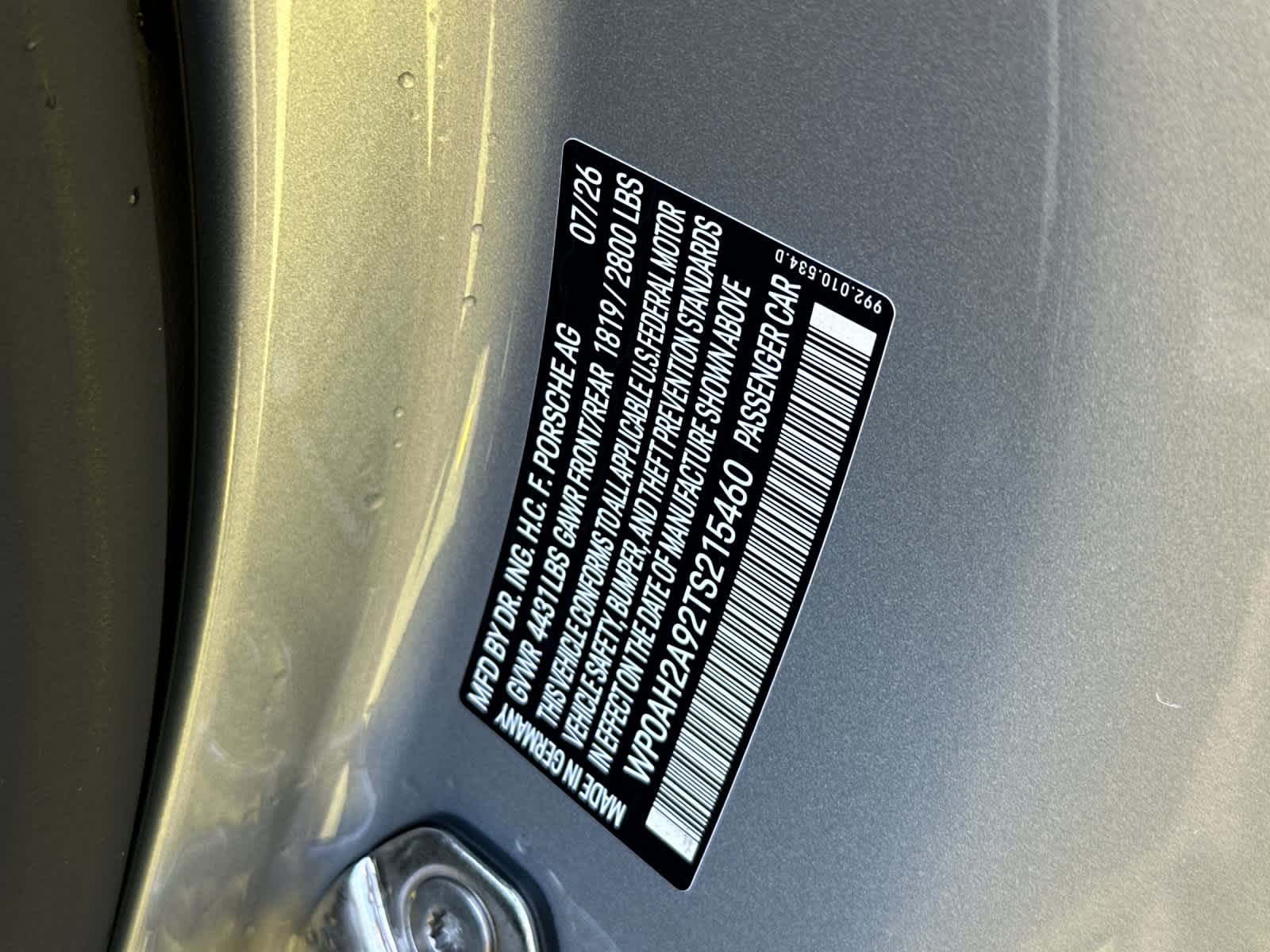 2026 Porsche 911 911 Carrera 4S