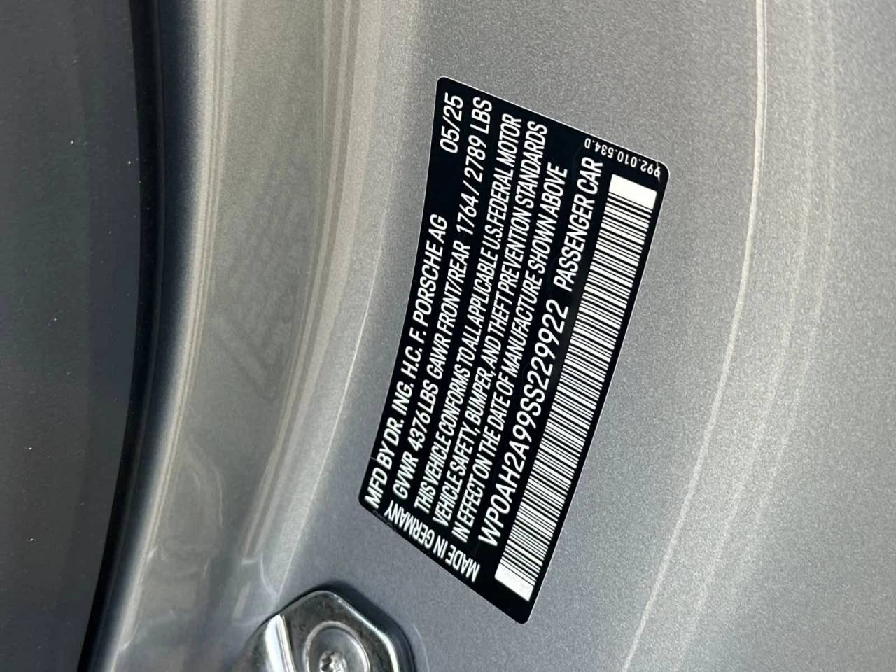 2025 Porsche 911 Carrera S