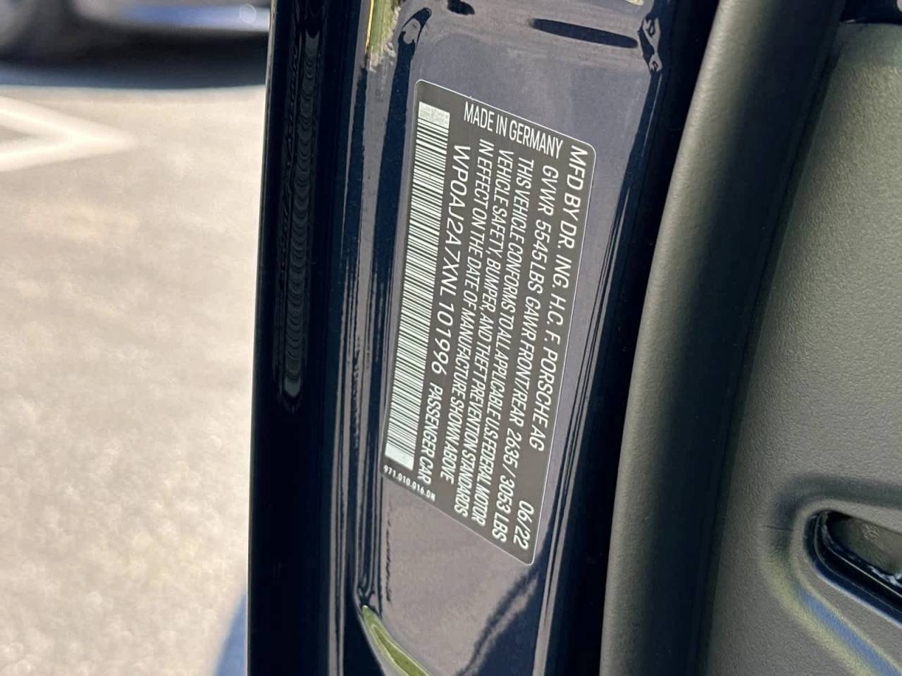 2022 Porsche Panamera Platinum Edition