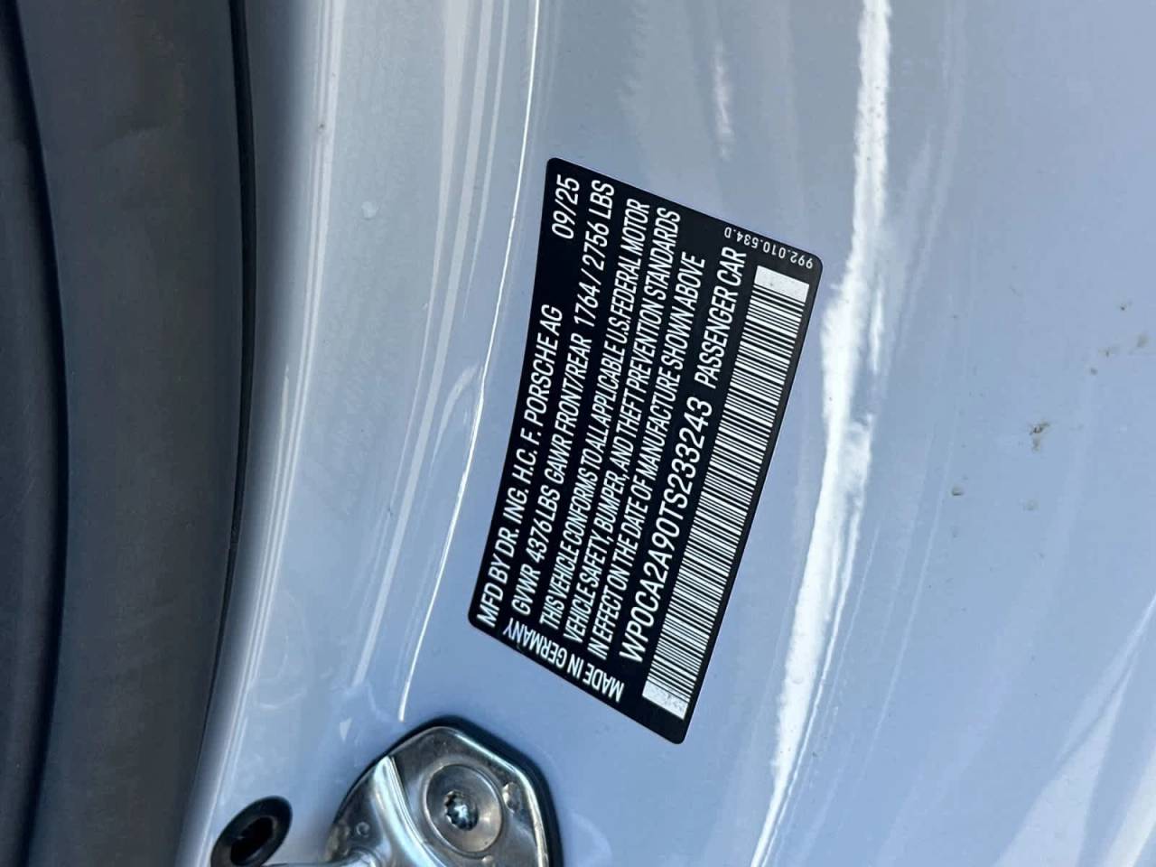 2026 Porsche 911 Carrera T Cabriolet