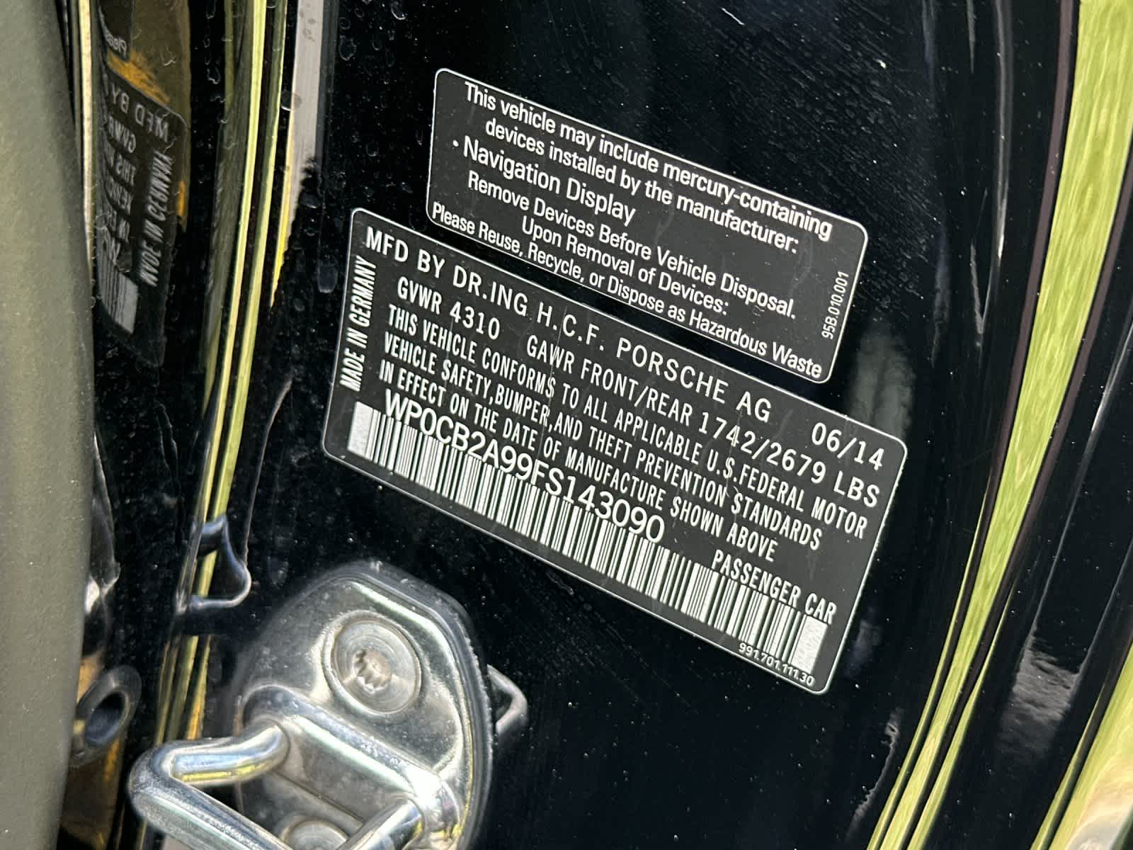 2015 Porsche 911 Carrera 4S