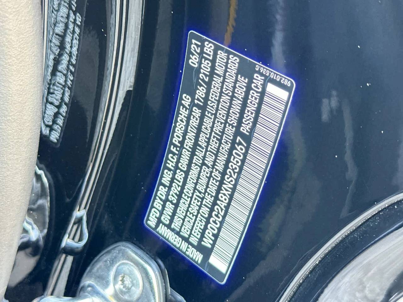 2022 Porsche 718 Spyder Roadster