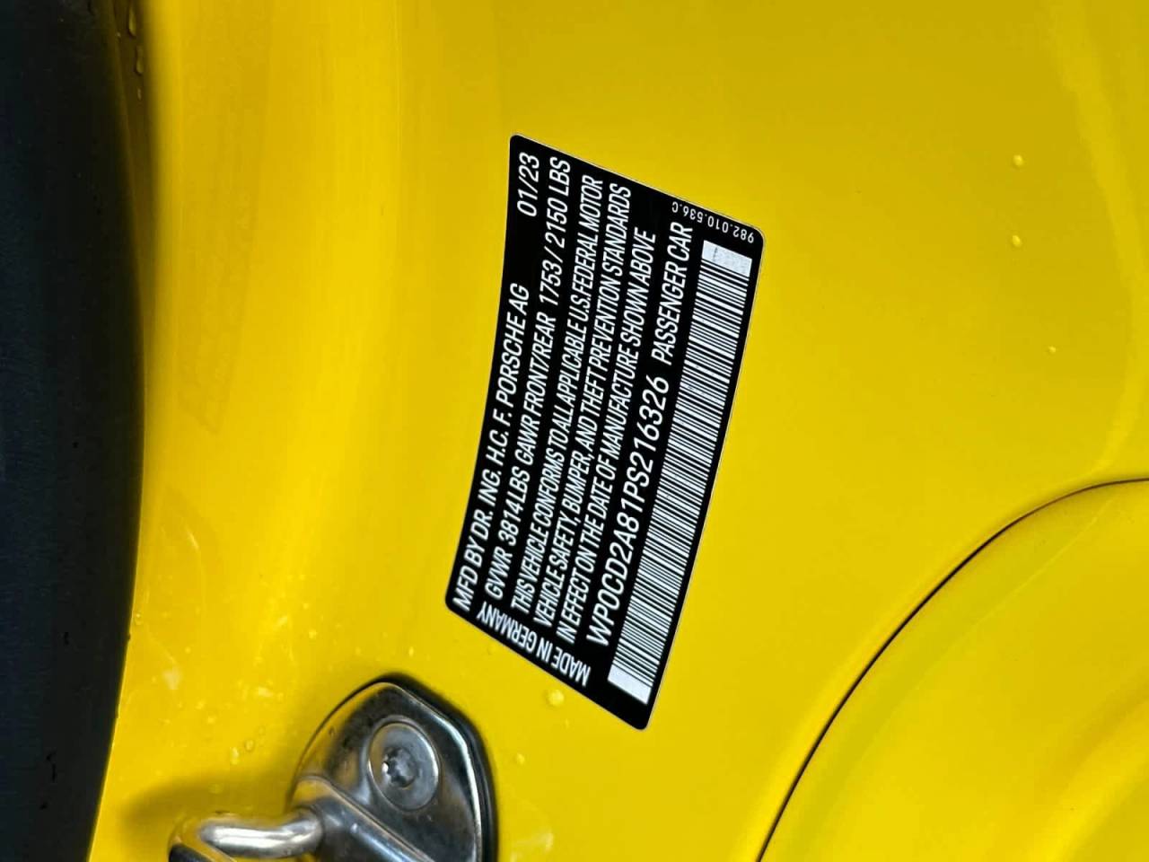 2023 Porsche 718 Boxster GTS 4.0