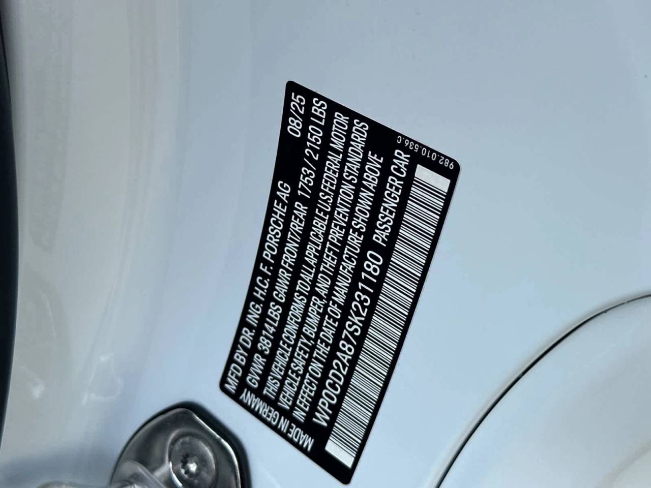 2025 Porsche 718 Boxster GTS 4.0