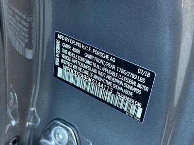 2019 Porsche 911 Turbo S