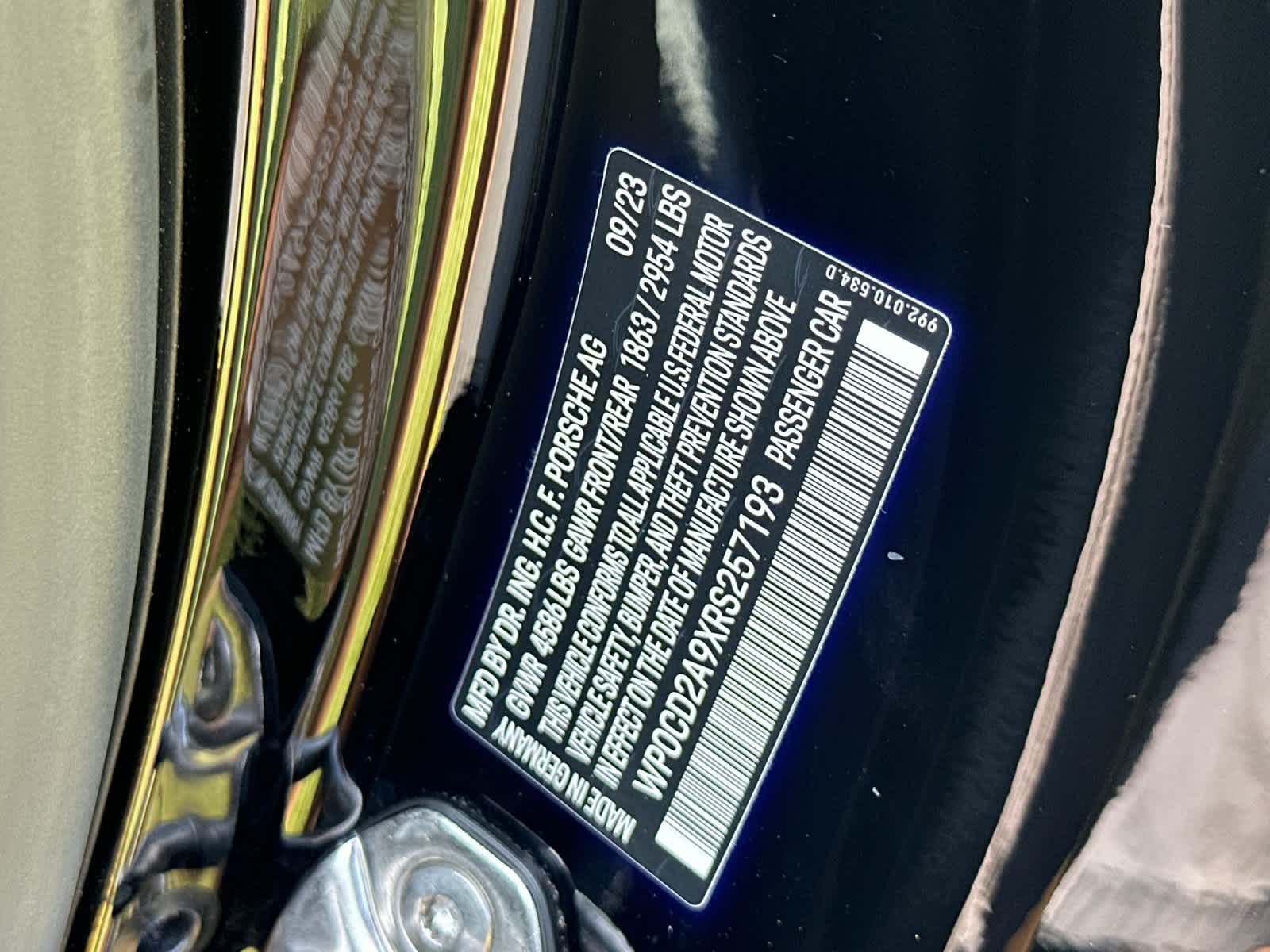 2024 Porsche 911 911 Turbo S Cabriolet (MY24)