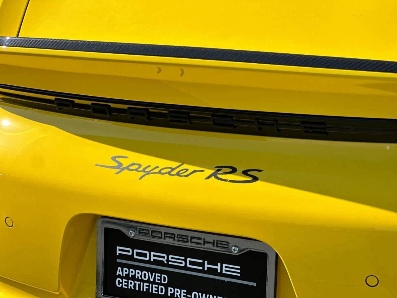 2025 Porsche 718 Spyder Spyder RS