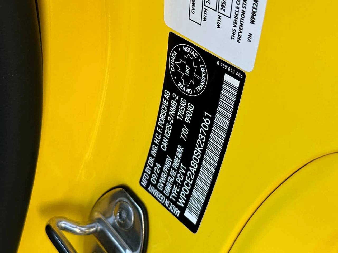 2025 Porsche 718 Spyder Spyder RS