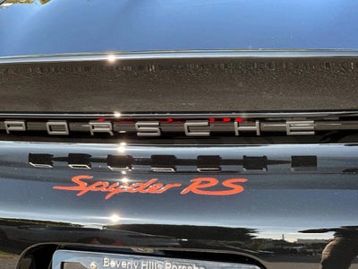 2025 Porsche 718 Spyder RS