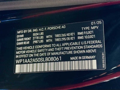 2025 Porsche Macan Macan
