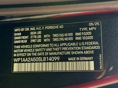 2025 Porsche Macan Macan