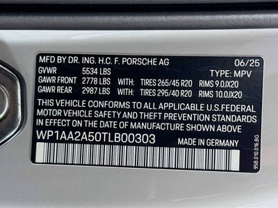 2026 Porsche Macan AWD