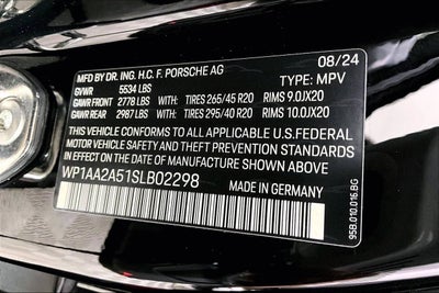 2025 Porsche Macan AWD