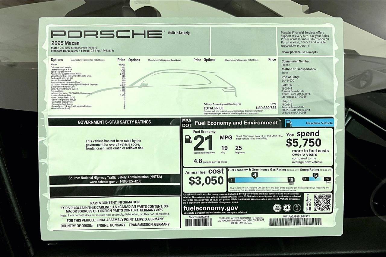 2025 Porsche Macan AWD