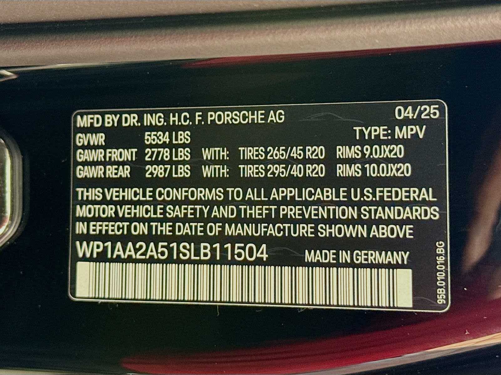 2025 Porsche Macan Macan