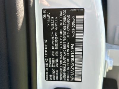 2025 Porsche Macan Macan