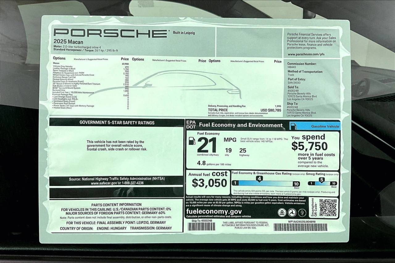 2025 Porsche Macan AWD