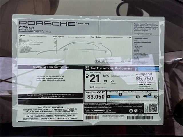 2025 Porsche Macan Base