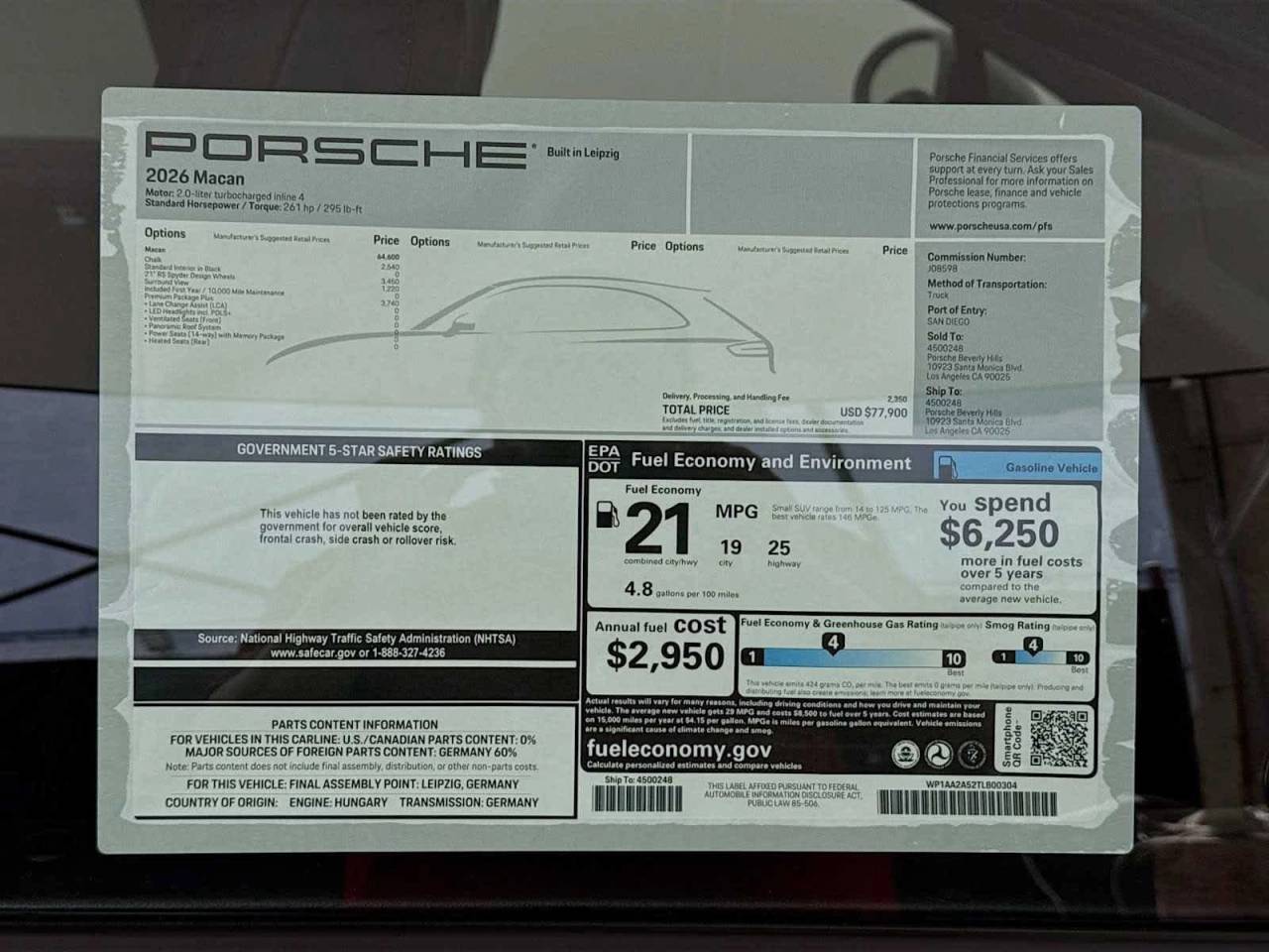 2026 Porsche Macan Base