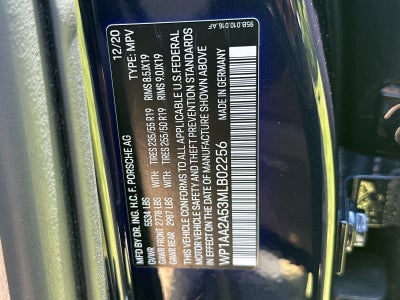 2021 Porsche Macan Macan