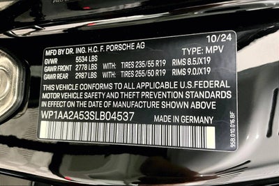 2025 Porsche Macan AWD