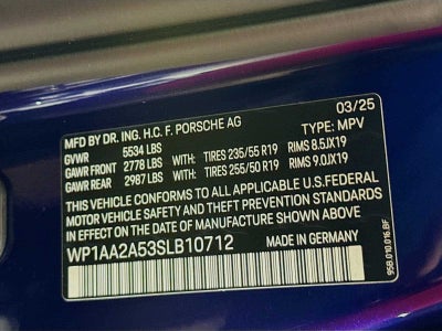 2025 Porsche Macan Macan